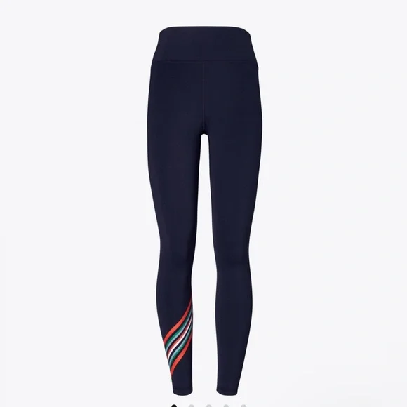 Tory Burch Sport High Rise Weightless Chevron leggings, XS - Picture 1 of 7
